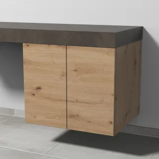 Sanipa Anbau-/Solitärschrank 2morrow (P2392) 510x600x520 Eiche-Natural-Touch, P239285 P239285