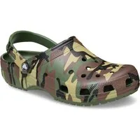 Crocs Classic Clog Hausschuh, Gartenschuh, Sommerschuh im Army-Look