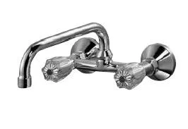 Kaja Classic Spültisch-Schwenkventil,, U-Ausl. 200mm chrom Kroneng., 31005-1-C 31005-1-C