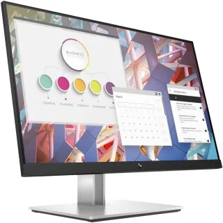 HP E24 G4 [238'' 1920x1080 (FHD) 60Hz DisplayPort 1.2 HDMI 1.4 VGA USB 3.2 5ms Reaktionszeit] silber/schwarz