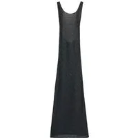 Bhoem Strickkleid Rückenfreies Strand-Maxikleid mit Metallic (1-tlg)