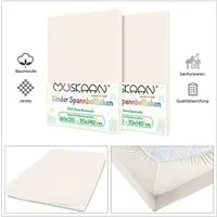 TRENDBUY24 Spannbettlaken Kinder Spannbettlaken 60x120 - 70x140 cm, Baumwolle, Gummizug: ja, (1 Stück), JERSEY