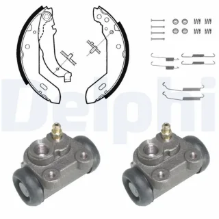 Delphi Bremsbacken vormontiert hinten Citroen Xsara Zx Peugeot 306 KP837