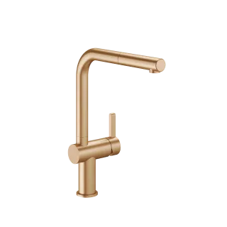 KWC BEVO E Küche Auszugauslauf A 225 mm, seitenbedient, brushed copper 3600018028