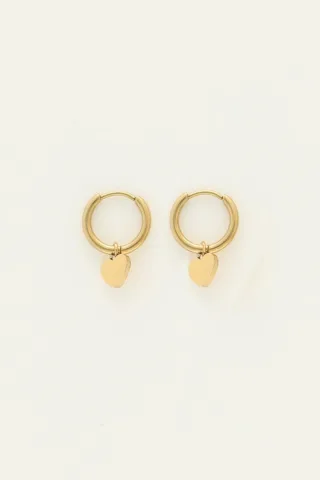 My Jewellery - Ohrringe mit kleinem Herz gold - Gr. - OS