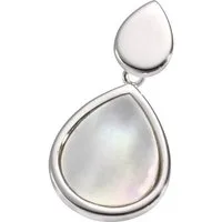 Vivance Kettenanhänger 925 Silber Perlmutt Tropfen
