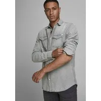 Jack & Jones Langarmhemd JJESHERIDAN SHIRT L/S NOOS mit angesetzter Brusttasche