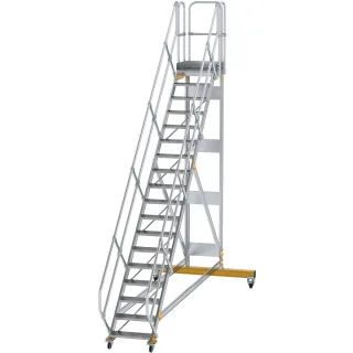 Munk Plattformtreppe 45° fahrbar Stufenbreite 600 mm - 600778