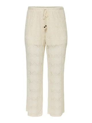 VERO MODA CURVE - VMCMAYA HW WIDE PANTS JRS CUR Grau - Gr. - 54