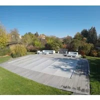 KWAD Pool-Abdeckplane FLEX für Rechteckpools in der Größe 6,0 x 3,0 m, in verschiedenen Farben