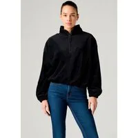 Levi's® Fleecepullover LSE_DELTA 1/4 ZIP Pflegeleichte Fleece- Qualität