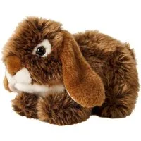 Uni-Toys Kuscheltier Widderkaninchen, liegend - versch. Hasen - 18 cm - Plüsch, Plüschtier, zu 100 % recyceltes Füllmaterial