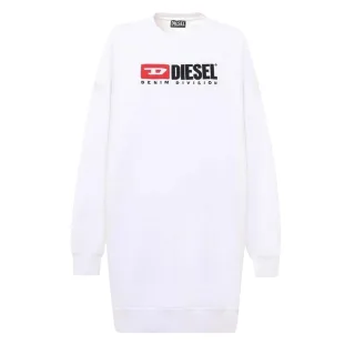 Diesel - "Denim Division" Trainingspullover Kleid für Damen (Leuchtend Weiß)