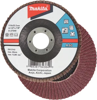 Makita Fächerschleifscheibe 180mm A60 - D-27143
