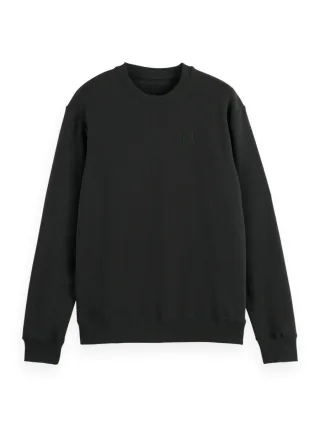 Scotch & Soda - Logo Sweatshirt schwarz - Gr. - S