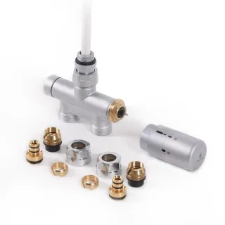 Terma Set Lanzen-Thermostat-Verbunddurchgangsventil 50mm CYLINDER GZ 1/2"-Ø16x2, Ø15 , WRZT5G7-ST,  WRZT5G7-ST