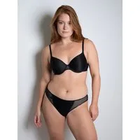 PASSIONATA Halbschalen-BH MISS JOY mit Multiway-Trägern, Mikrofaser, Schmetterlingsmotiv vorn