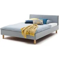 meise.möbel Polsterbett Lena in verschiedenen Breiten und Farben erhältlich, Breite 120cm & 140cm, mit Holzfüßen