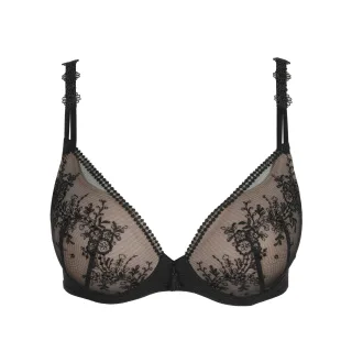 Marie Jo - ANNAELLE schwarz Unterlegter BH Herzform schwarz - Gr. - 80D