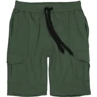 Lavecchia Cargoshorts Lavecchia Herren Sweatshorts Bermuda LV-2011 (Khaki, 5XL) kurze Jogger Sweat Hose