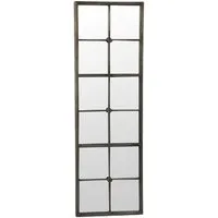 Grafelstein Spiegel Länglicher Spiegel BASTION antik Fenster H127cm Wandspiegel im Landhau
