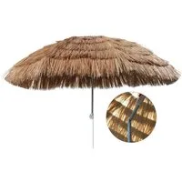 Spetebo Sonnenschirm Hawaii Sonnenschirm Ø 165 cm - braun