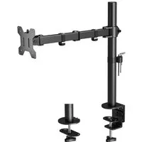 BONTEC Monitor-Halterung BONTEC 13-32 Zoll Monitor Halterung für Bildschirme bis 10 kg, (bis 32 Zoll, 1-tlg., neigbar, schwenkbar, 360° drehbar, bis zu 430 mm Reichweite)