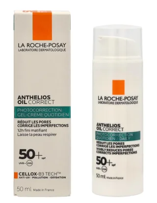 LRP Anthelios Oil Correct Daily Oil-Free Fluid SPF50+.