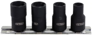 KS Tools 3/8" Spiral-Profil-Stecknuss-Satz, 4-tlg, 8-13mm - 913.3850