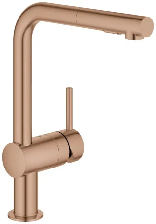 GROHE EH-Spültischbatterie Minta 30274 L-Ausl. azb. Spülbrause warm sunset geb., 30274DL0 30274DL0