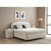 abc bedding Boxspringbett FANCY - Luxus Stauraumbett - Doppelbett 140x200 bis 180x200 cm (Funktionsbett mit Bettkasten), Voll-orthopädische Matratze - Premium Schlafkomfort