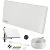 Humax Humax Single Flat Sat Flachantenne H39D SET Satelliten-Flachantenne Flachantenne