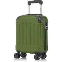 YONSLY Hartschalen-Trolley Hartschalen-Koffer Trolley 360° Rollen, robuster Reisekoffer, 4 Rollen, mit Zahlenschloss, für Business und Urlaub 46/55/66/76 cm
