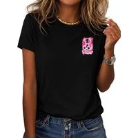 RMK T-Shirt Damen Shirt Rundhals Basic "Bear" aus Baumwolle