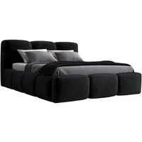 A&J MöbelLand GmbH Polsterbett STAR-OM mit Bettkasten und Lattenrost (Bett mit Kopfteil. Lattenrost und Bettkasten Inclusive! Viele Varianten zur Auswahl – wählen Sie Größe und Farbe!, TOP ANGEBOT), Länge: 220 cm Höhe Kopfteil: 100 cm
