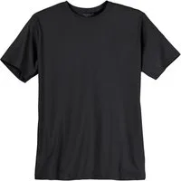 redfield Rundhalsshirt T-Shirt Herren schwarz Redfield Übergröße