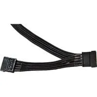 2x S-ATA 40 cm, Kabel schwarz