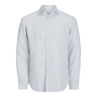 Herrenhemd der Marke Jack & Jones. Das Hemd ist aus hochwertigem Leinen gefertigt. Das luftige Material sorgt für einen herrlich leichten Tragekomfort. Marke: Jack & JonesModellname: Parker Linen StripeKategorie: HerrenhemdenMaterialien: Baumwolle, P