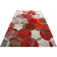 Esprit Teppich Modernina ESP-3378, rechteckig, Höhe: 13 mm, weicher Kurzflor in modernem Design, Wohnzimmer, Schlafzimmer, bunt