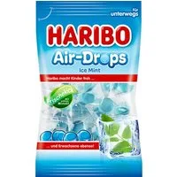 HARIBO Süßigkeit, Haribo Air Drops Ice Mint Einzeln verpackte Gummi Bonbons 100g