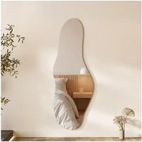 Hopibath Wandspiegel Ganzkörper Ganzkörperspiegel 165x60cm ohne Rahmen (Dekospiegel Flurspiegel modern, 1-St., Asymmetrisch, Rahmenlos), für Garderobe & Flur, Wohnzimmer, Schlafzimmer