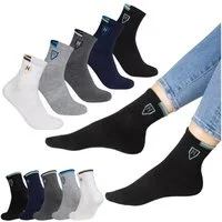 EAAKIE Sportsocken Sport-/Tennissocken Unisex Baumwolle 5/10/20/30 Paar (20-Paar)
