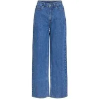 Vila Weite Jeans Freya (1-tlg) Plain/ohne Details