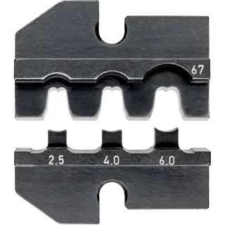 KNIPEX Crimpeinsatz für Solar-Steckverbinder SunCon (Hirschmann) 85 mm - 974967
