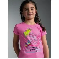 Trigema T-Shirt TRIGEMA T Shirt mit Printmotiv "Summer Party" (1-tlg)