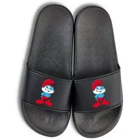 Youth Designz Papa Schlumpf Unisex Badelatschen Flip Flops Badeschuh mit lustigen Aufdruck für Damen und Herren