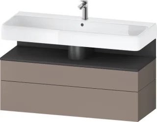 Duravit Qatego Waschtischunterbau wandhängend Basalt Matt 1190x470x590 mm - QA4396049430000 QA4396049430000