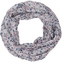 MIRROSI Loop Damen Schal mit Blümchen Muster ca. 45x78cm, Schlauchschal, (Zweimal um den Hals wickelbar), Damen Halstuch Stola ideal für Frühling,Sommer, Herbst