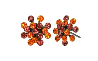 konplott - Ohrstecker - Magic Fireball orange
