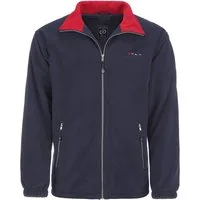 Dry Fashion Fleecejacke Borkum Herren Jacke Borkum Maritim mit Windstopp und verstellbaren Bundzug